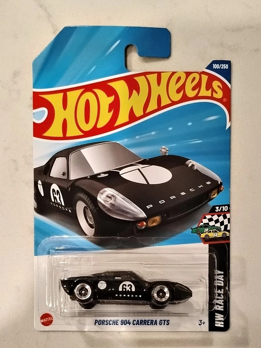 Hot Wheels Porsche 904 Carrera GTS HW Race Day Black NWT